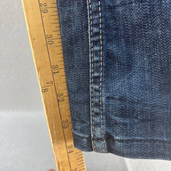 Guess Premium Women's Bootcut Embellished Denim Jeans Size 27 Low Rise - Picture 4 of 16